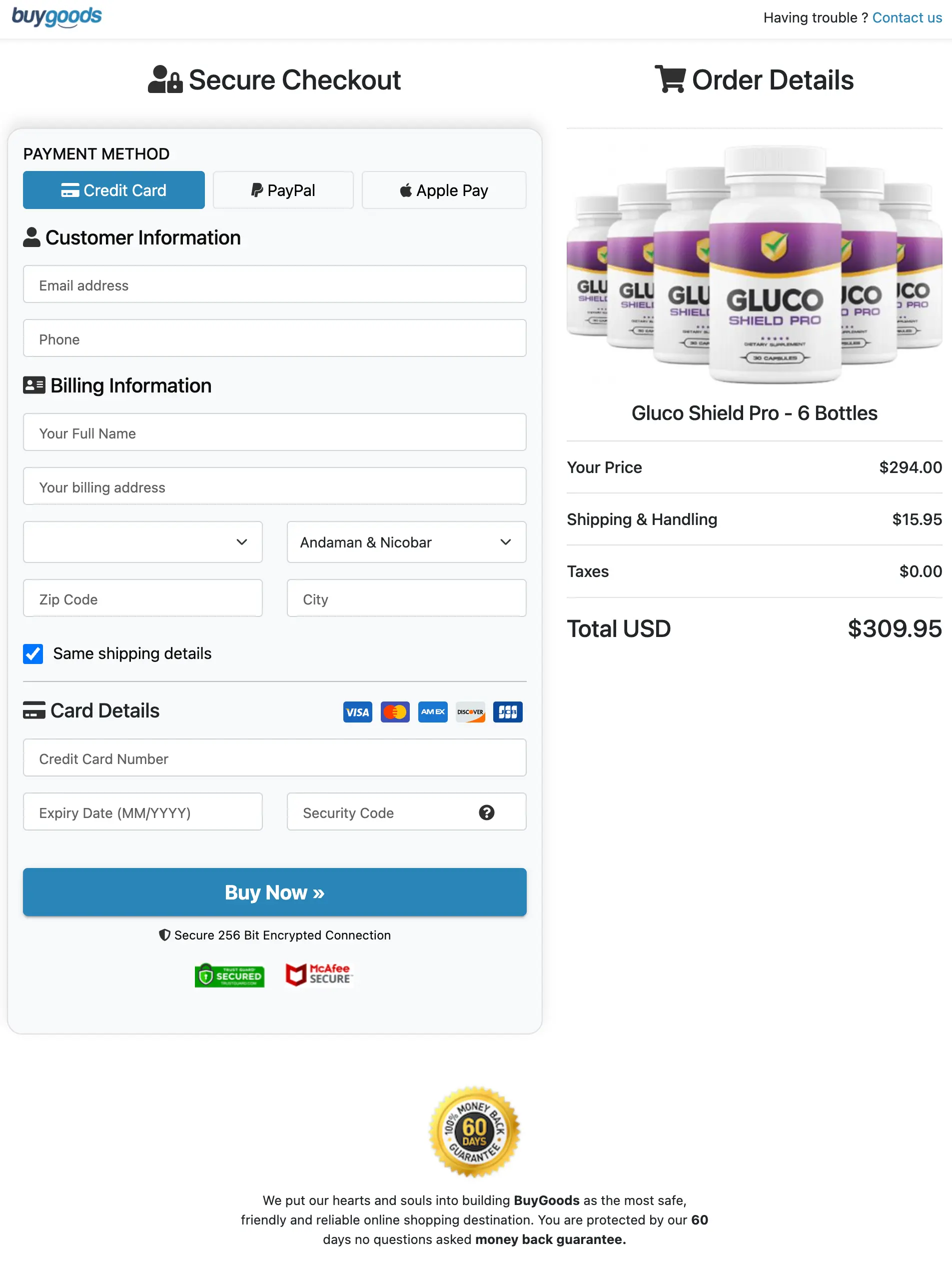 Gluco Shield Pro add to cart