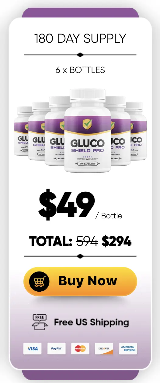 Gluco Shield Pro order six bottles