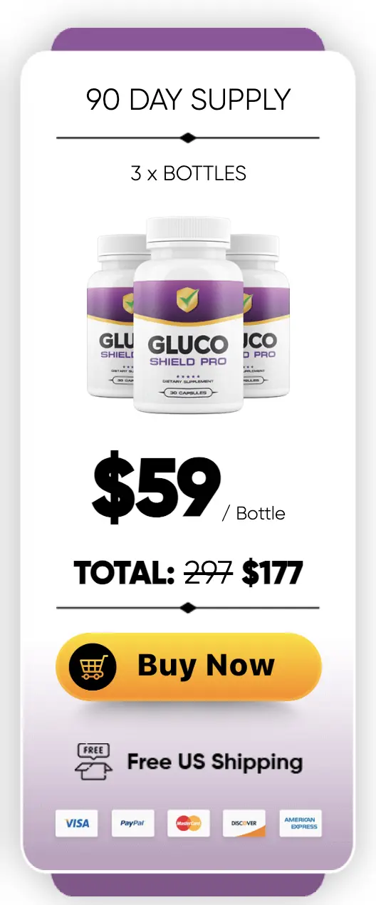 Gluco Shield Pro order three bottles